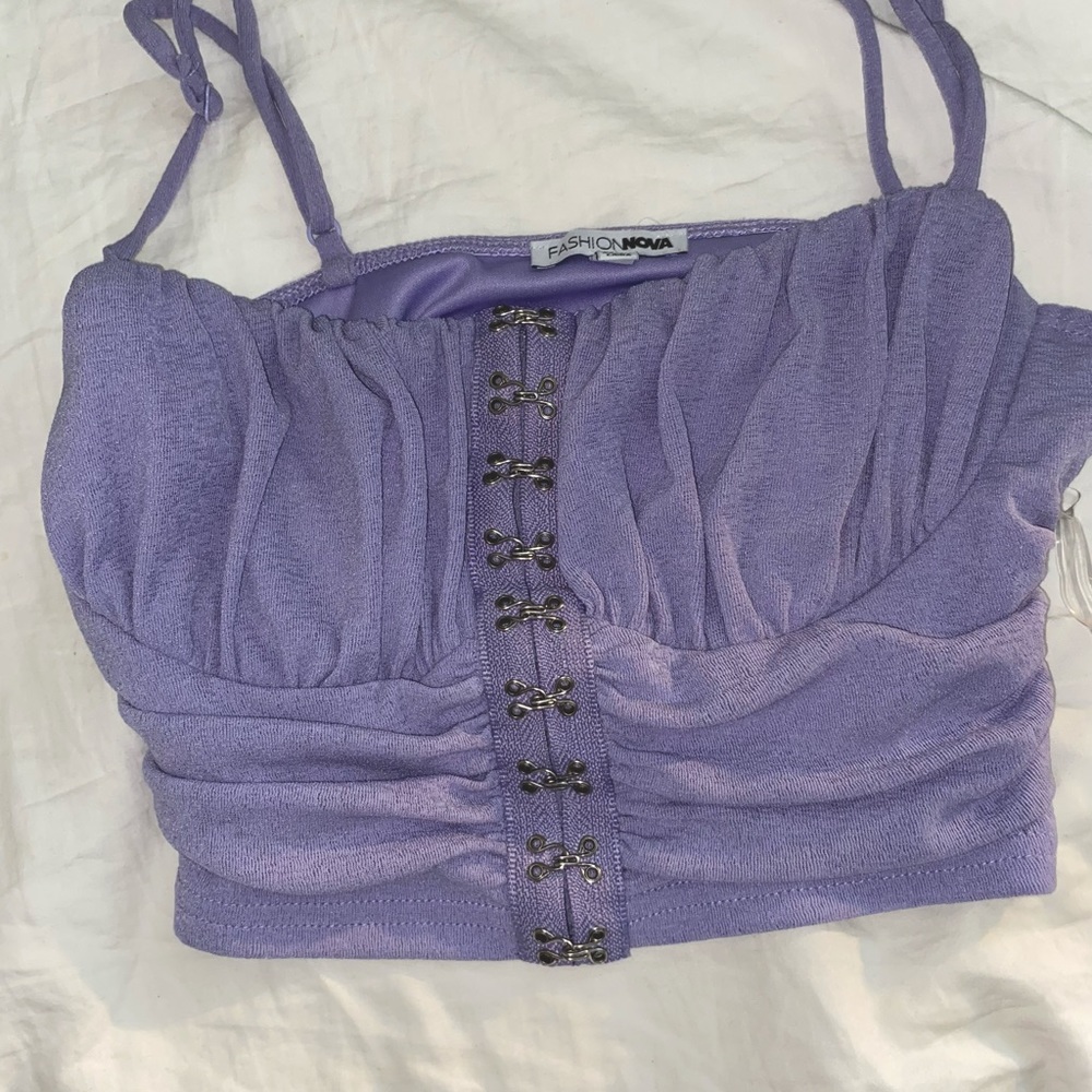 cute purple crop